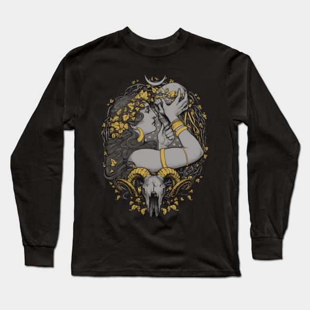 THE WITCH Long Sleeve T-Shirt by Medusa Dollmaker